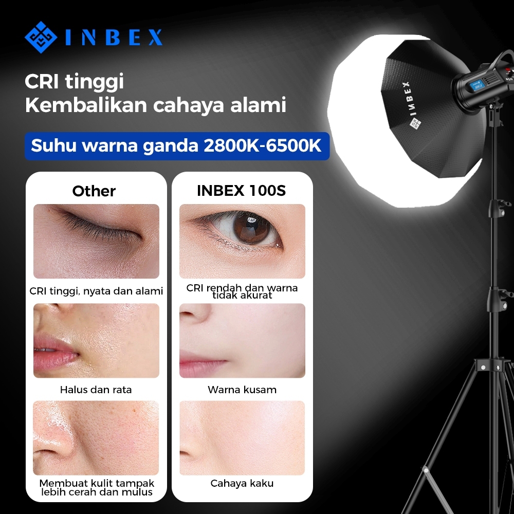 Jual INBEX IL-100S Professional Fill Lampu reflektif universal ...