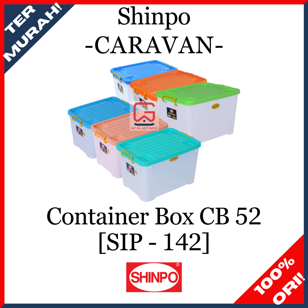 Jual [GROSIR] 6 PCS SHINPO SIP 142 CARAVAN CONTAINER BOX CB 52 ...