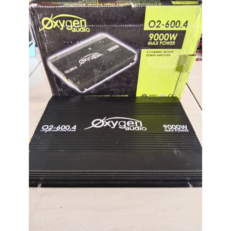 Jual power mobil oxygen audio O2-600. 4/4 channel mosfet power ...