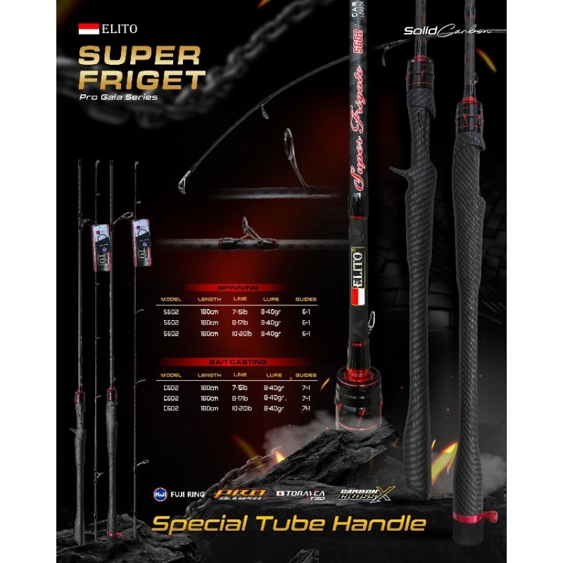 Jual Rod / JORAN ELITO SUPER FRIGATE CARBON SOLID CONCEPT | Shopee ...