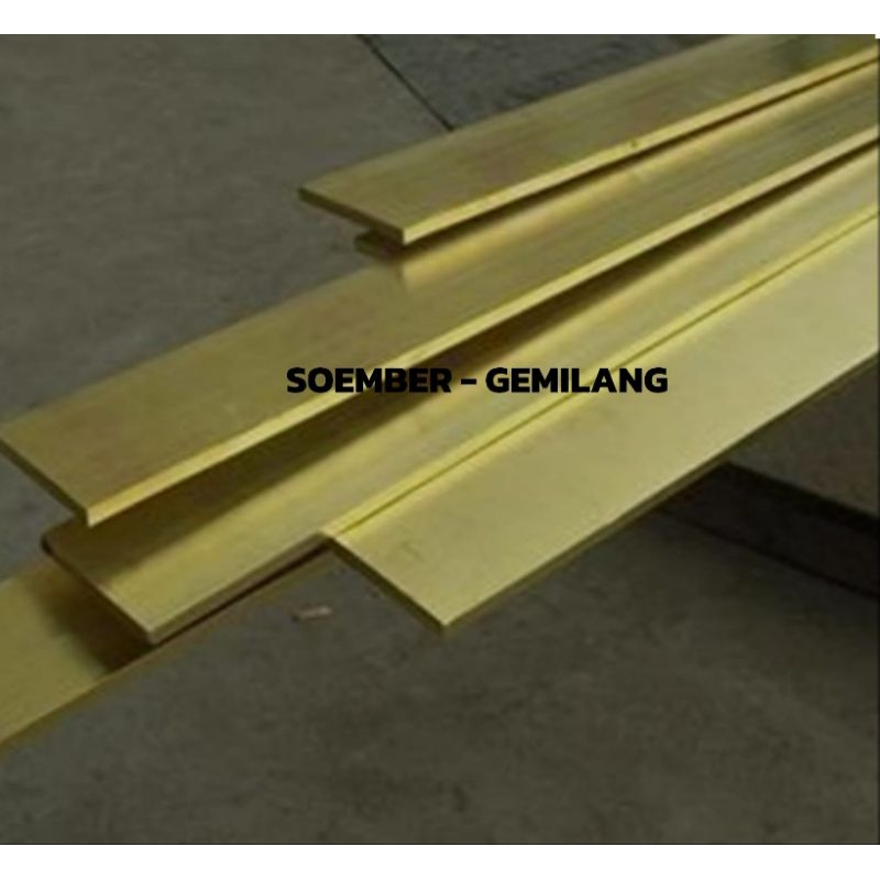 Jual Plat Setrip Kuningan 3mm x 40mm x 300mm | Shopee Indonesia