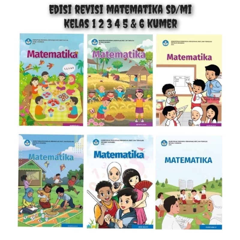 Jual Buku Siswa Matematika SD/MI Kelas 1 2 3 4 5 6 Kurikulum Merdeka ...