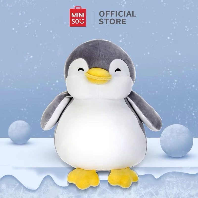 Pratinjau MINISO 10inchi Penguin Plush Toy Boneka Miniso Boneka Penguin Boneka Pinguin