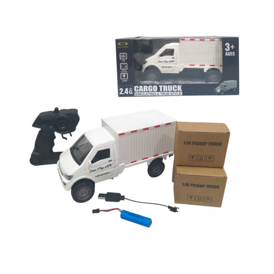Jual Mainan Anak Mobil Remote Control RC Cargo Truck Box APV | Shopee ...