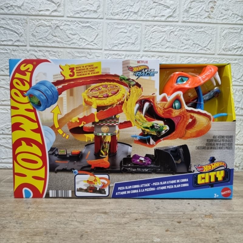 Pizzaria Pista Hot Wheels Pizza Hot Wheels City Pizza Slam Cobra