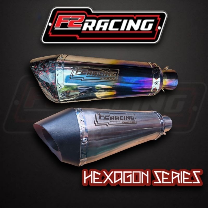 Jual Knalpot Racing F2RACING HEXAGON SERIES untuk Yamaha R25 & MT25 ...