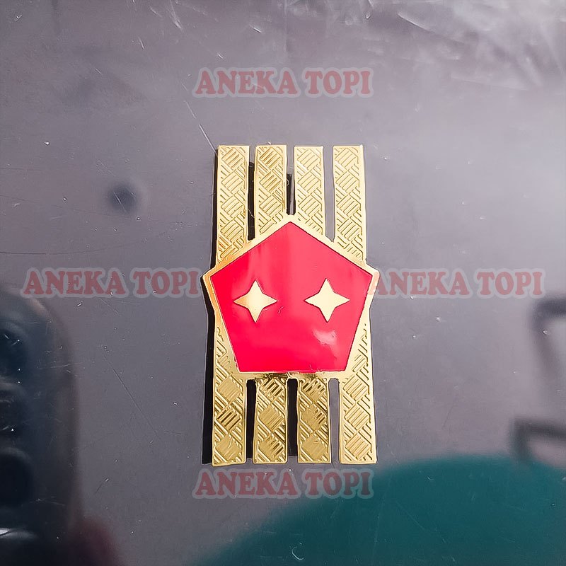 Jual Pin Pangkat Kemhan Pin Monogram Tanda Pangkat PNS Kemhan Peniti ...