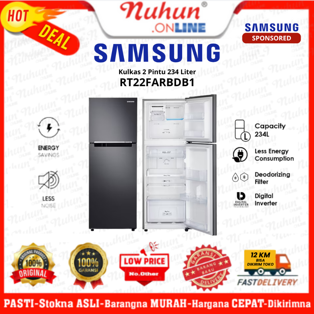 Jual Kulkas 2 Pintu RT22 dengan Digital Inverter, 234L Samsung ...