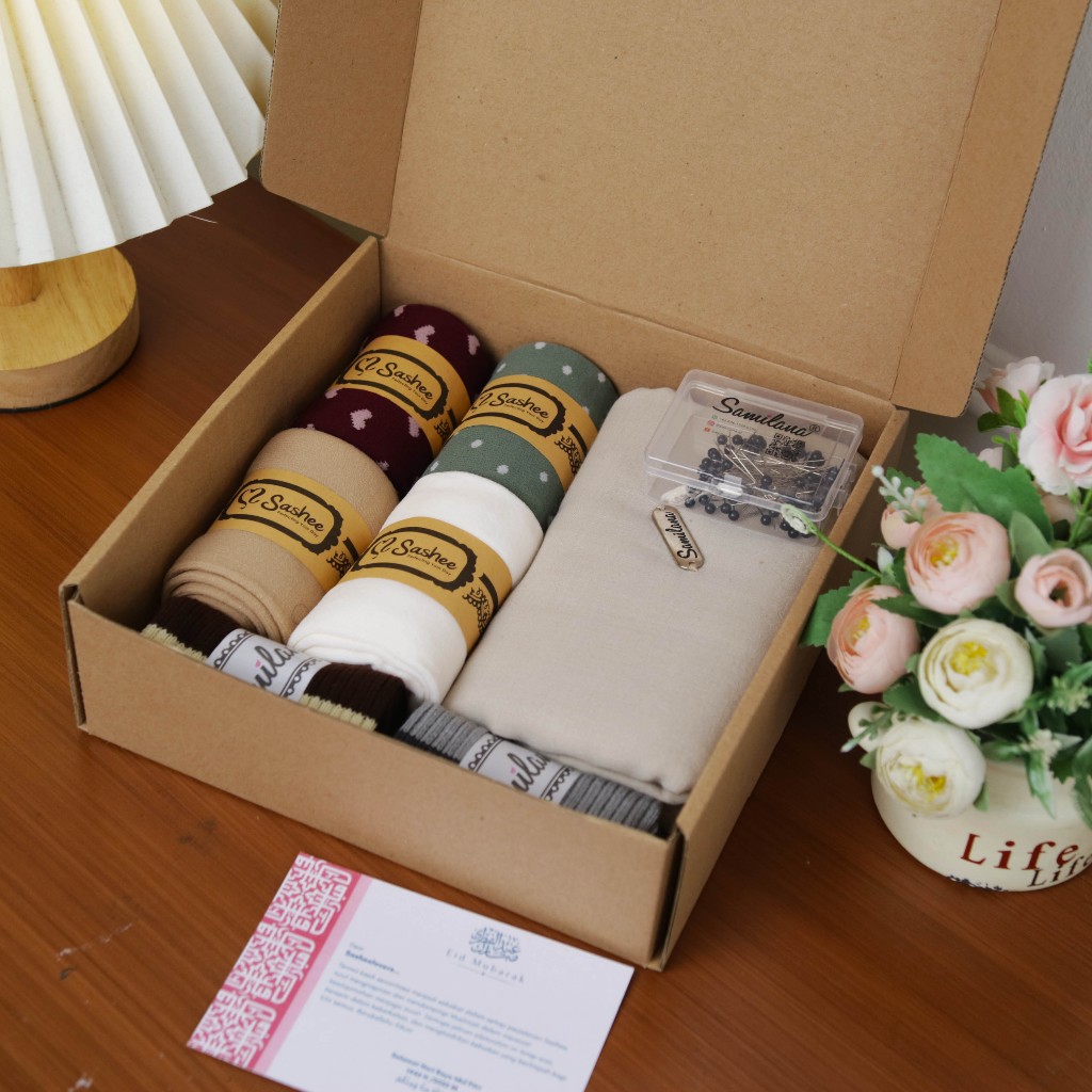 Sashee Hampers - Ramadhan Edition (Perlengkapan Muslimah) MIX MEDIUM 2 Eid Mubarok Gift Parcel Idul Fitri Lebaran 2025