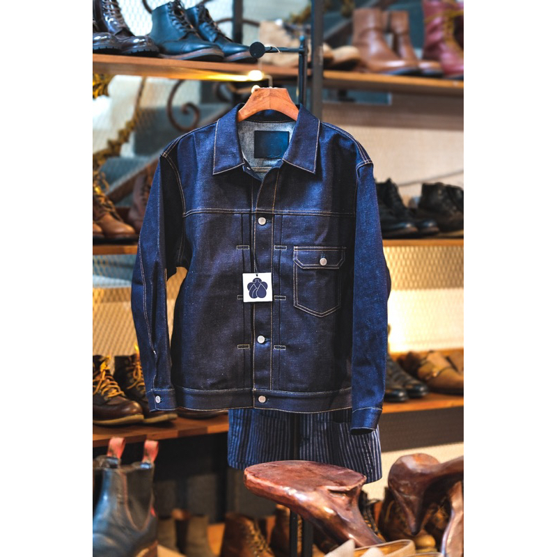 Jual Momotaro jeans Tokuno Denim jacket Made in japan | Shopee Indonesia