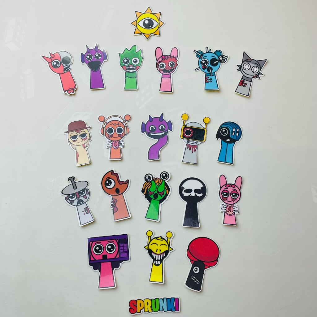 Jual Sticker Sprunki Horor 21 pcs Sudah di laminasi dan digunting ...