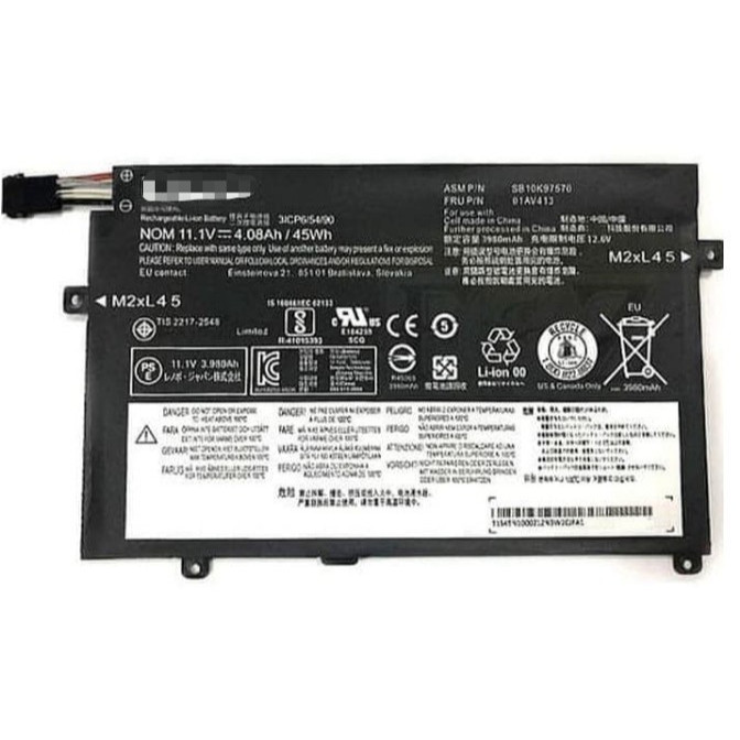 Akku Li-Poly für Lenovo ThinkPad E470 E470C E475 01AV412