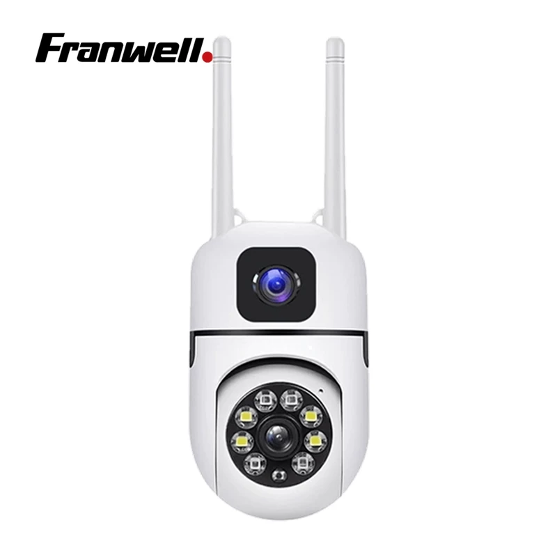 Franwell cod y33a outdoor dual lens cctv camera kecil hd 1080p wi-fi