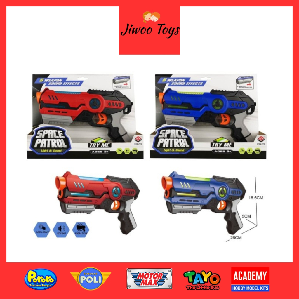 Jual Mainan Pistol Space Patrol Gun Sound And Light HW19129217 | Shopee ...