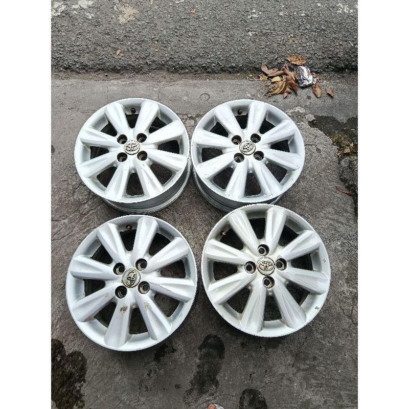 Jual Velg Mobil OEM ORIGINAL Toyota Yaris TRD R15 Hole 4 x 100 Agya ...