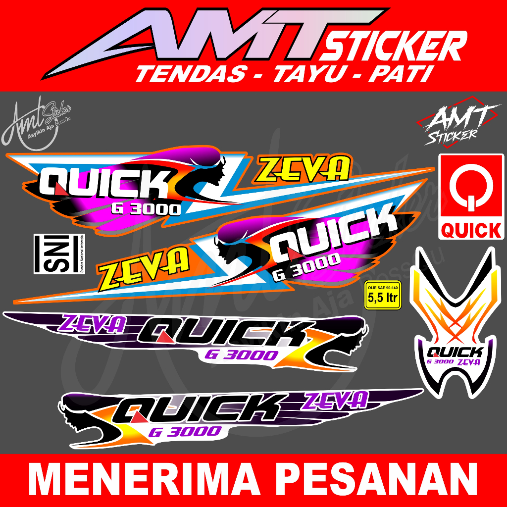 Jual Striping Tractor Quick g3000 ZEVA | Shopee Indonesia