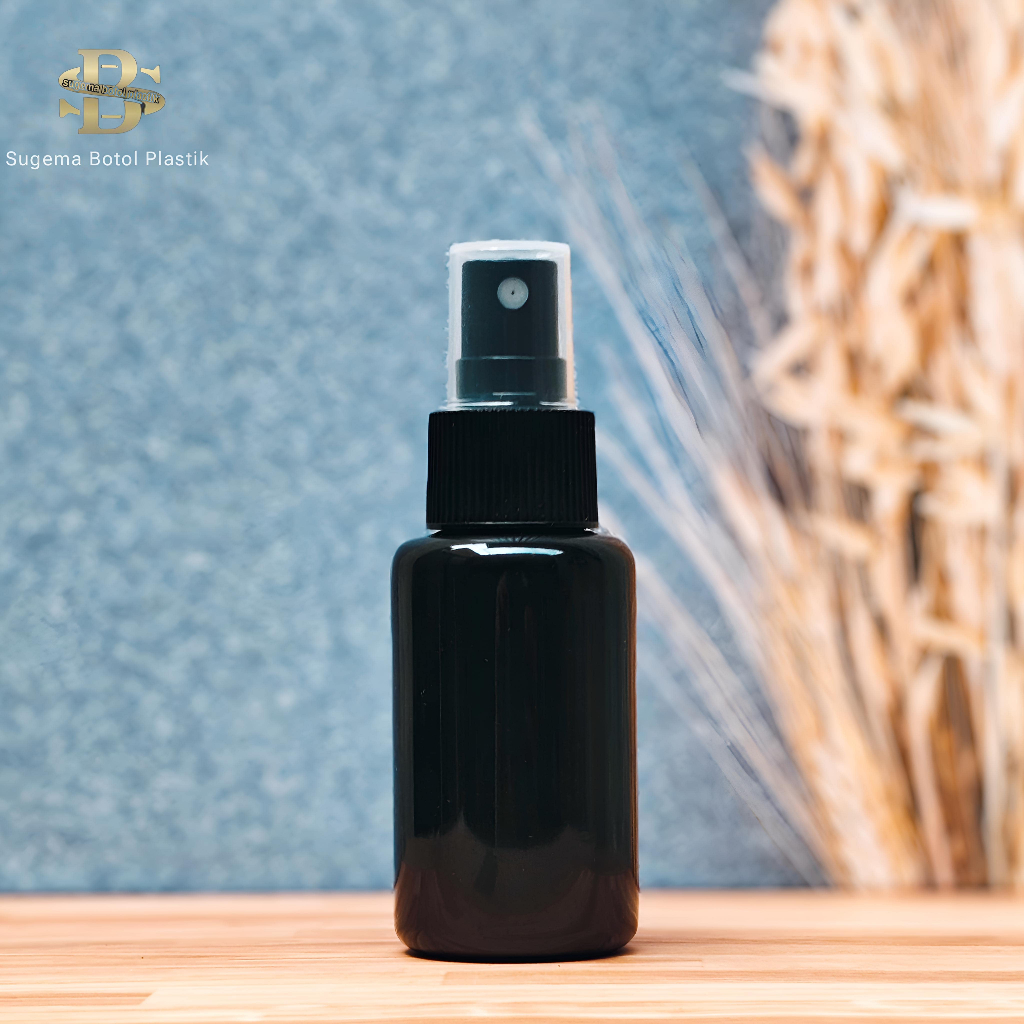 Jual Botol Spray 60ml Hitam / Botol Plastik 60ml Tutup Mist Spray ...