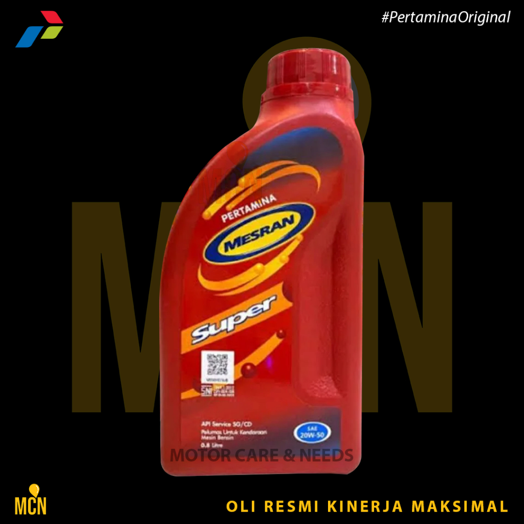 MESRAN Super 20W-50 0.8L Original Oli Pertamina Batam (KHUSUS BATAM)