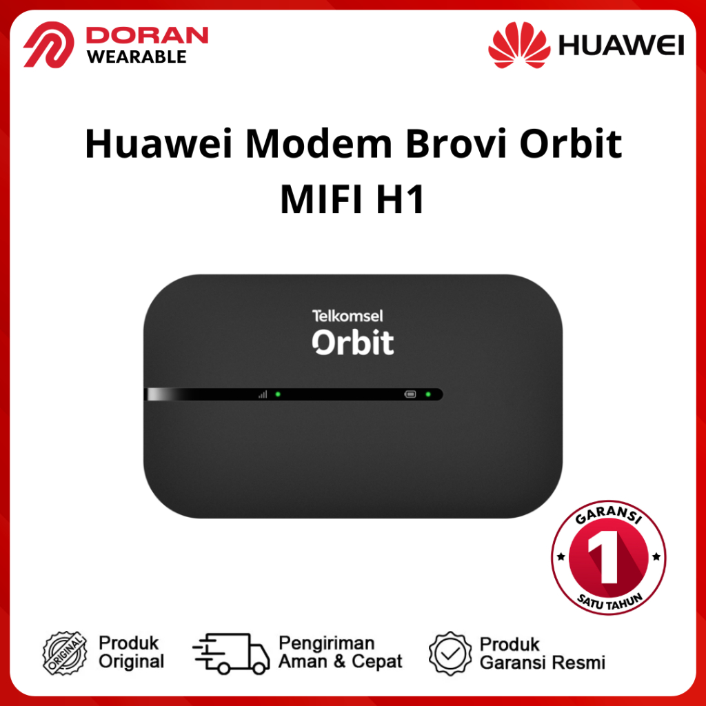 Jual Huawei Modem Brovi H1 Telkomsel Orbit Mifi Portable Wifi 4G ...