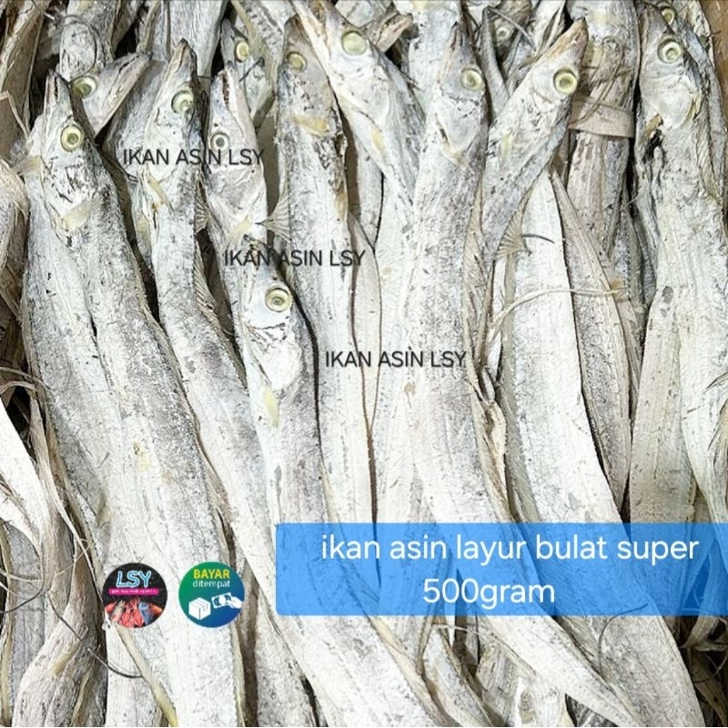 Jual ikan asin layur super 500gram | Shopee Indonesia
