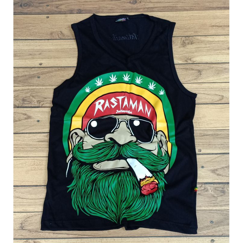 Jual DJATIE SHOP x JATIMAIKA singlet rastaman tanktop rasta tank top ...