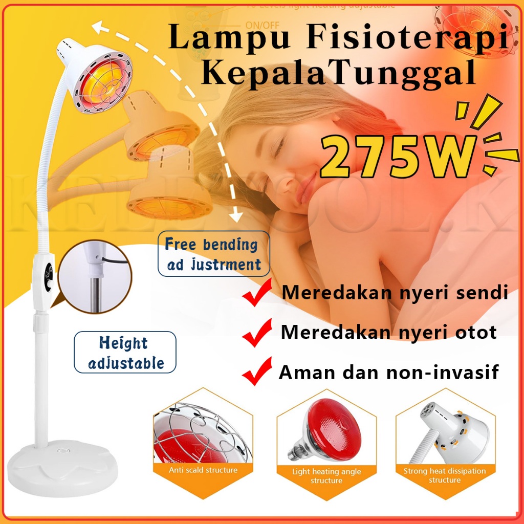 Jual Lampu Terapi Fisioterapi Infrared 275W berdiri Lampu Fisioterapi ...