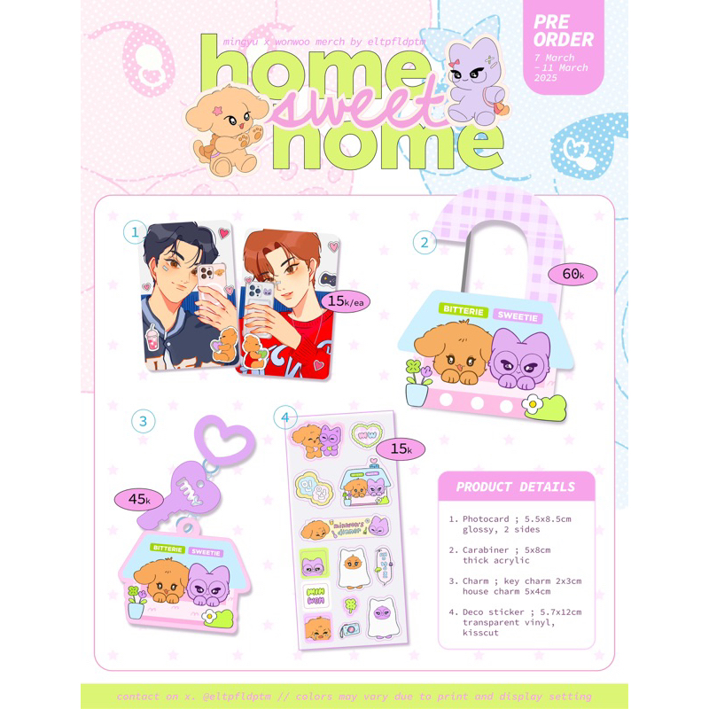 Jual PELUNASAN Seventeen Minwon Home Sweet Home Merch | Shopee Indonesia