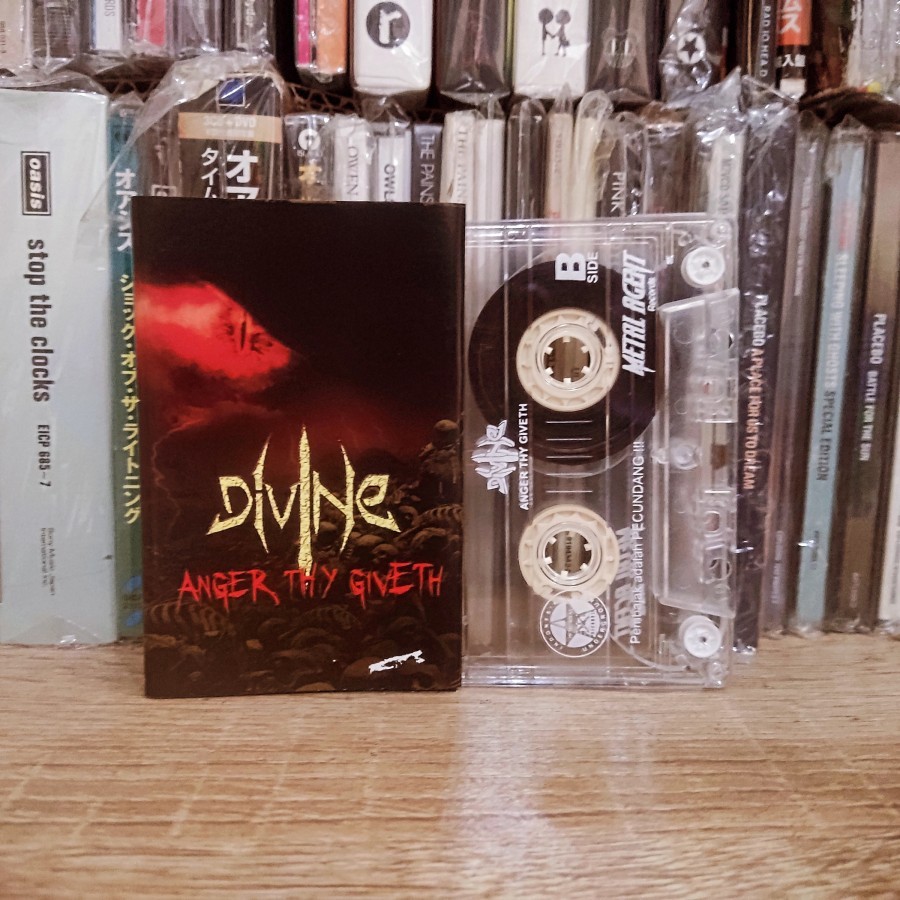 Jual KASET PITA TAPE ORIGINAL Divine - Anger The Giveth | Shopee Indonesia