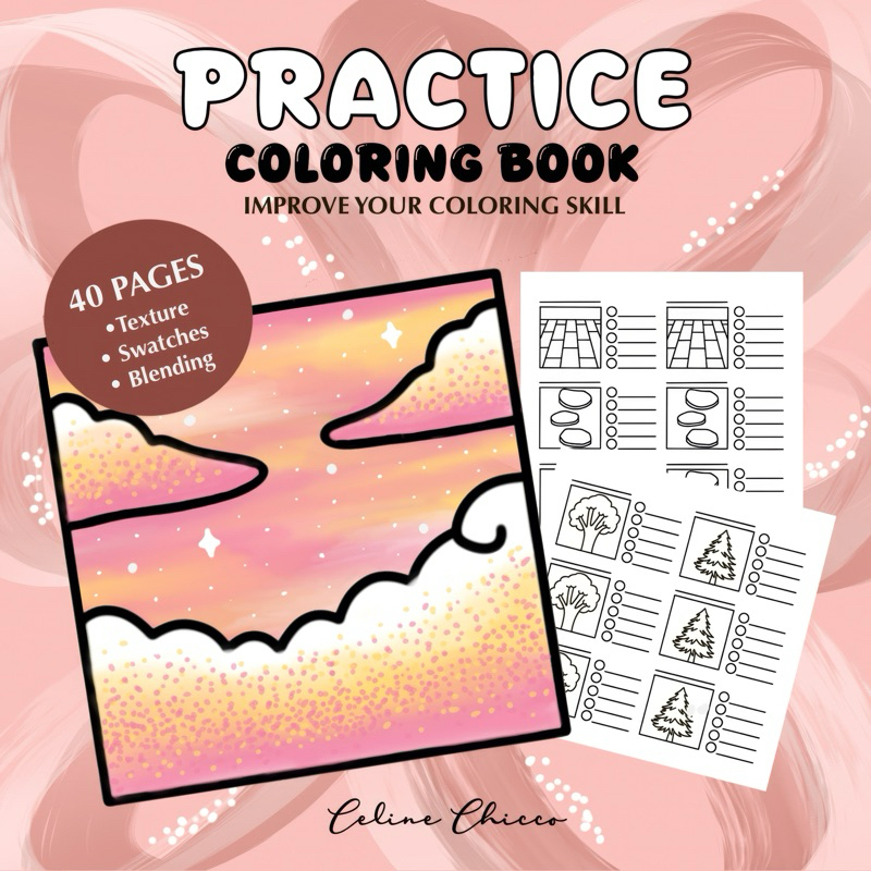 Jual PRACTICE COLORING BOOK BUKU MEWARNAI UNTUK MENINGKATKAN SKILL ...