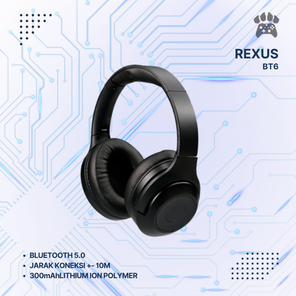 Jual Headset Bluetooth Rexus BT6 PRO | Shopee Indonesia