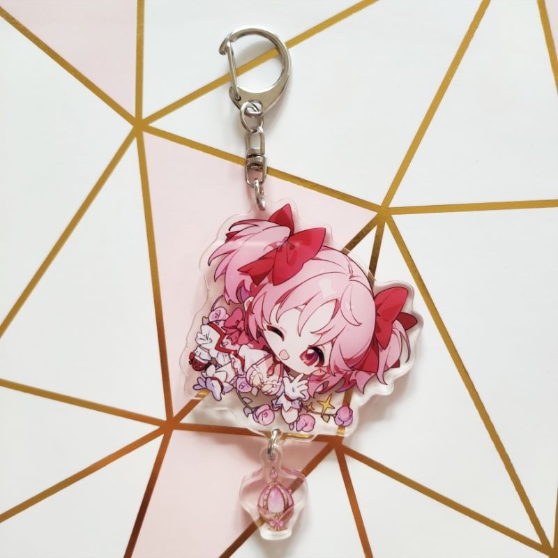 Jual Keychain Gantungan Kunci Akrilik Anime Mahou Shoujo Madoka Magica ...