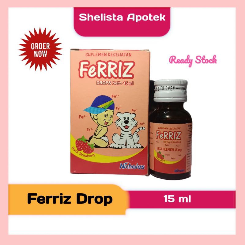 Jual Ferriz Drop 15 ml / Suplemen zat besi bayi | Shopee Indonesia