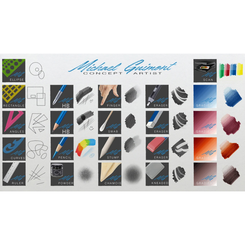 Jual Clip Studio Paint Brush - Michael Guimont Clip Studio Paint ...