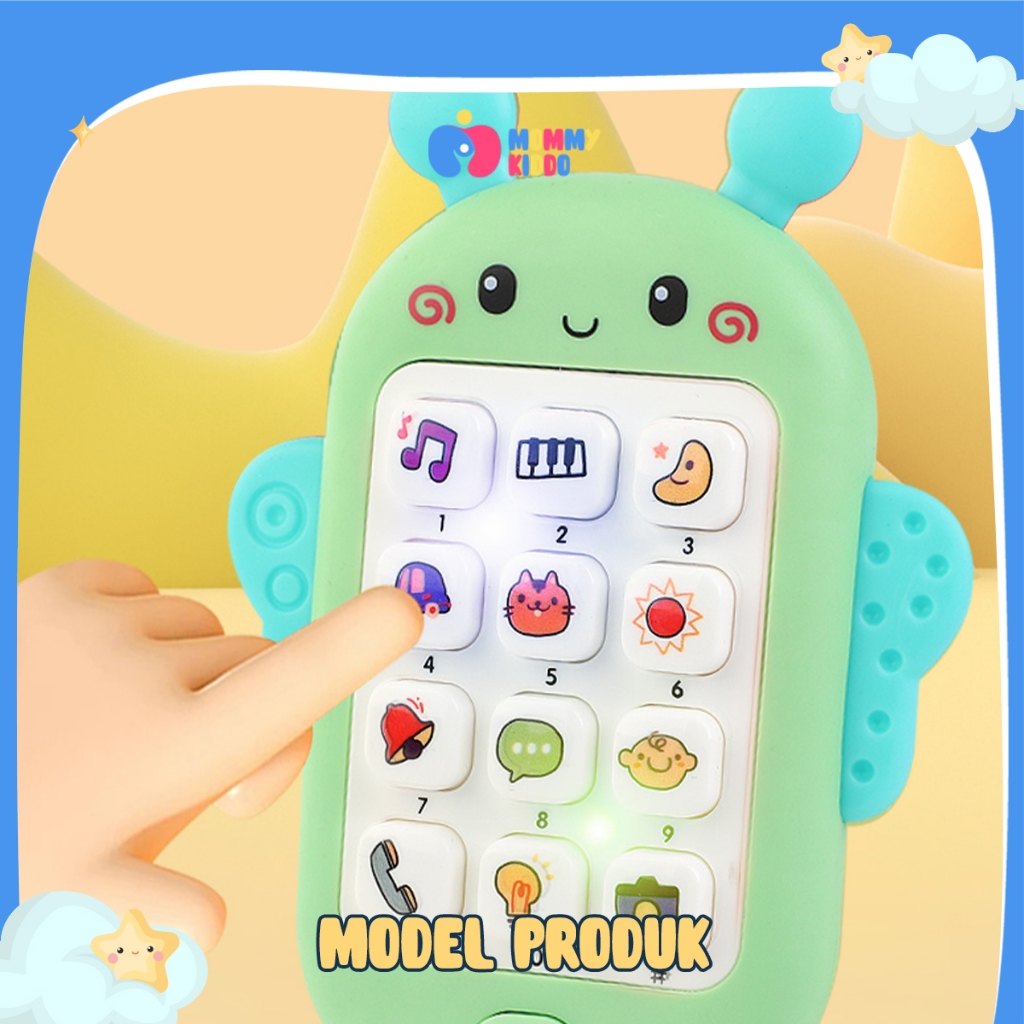 Jual MOMMYKIDDO Mainan Telepon Edukasi Anak Bayi Mainan Hp Anak Bayi ...