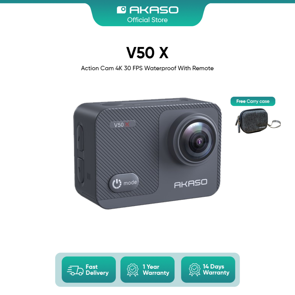 Akaso V50 X Action Cam Rear View
