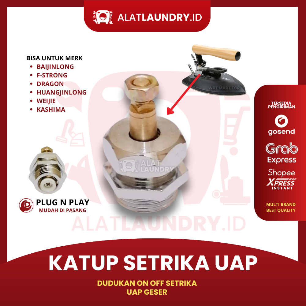 Jual Katup Setrika Uap | Dudukan on off setrika uap geser | tuas ...