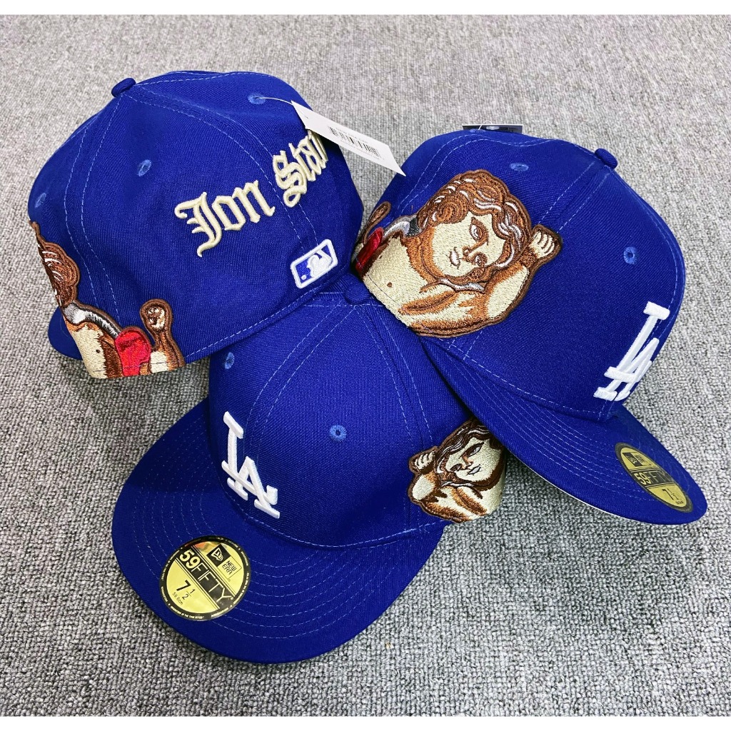 Jual Topi Snapback Fitted Jon Stan Blue White Kids Bordir Build Up Caps ...