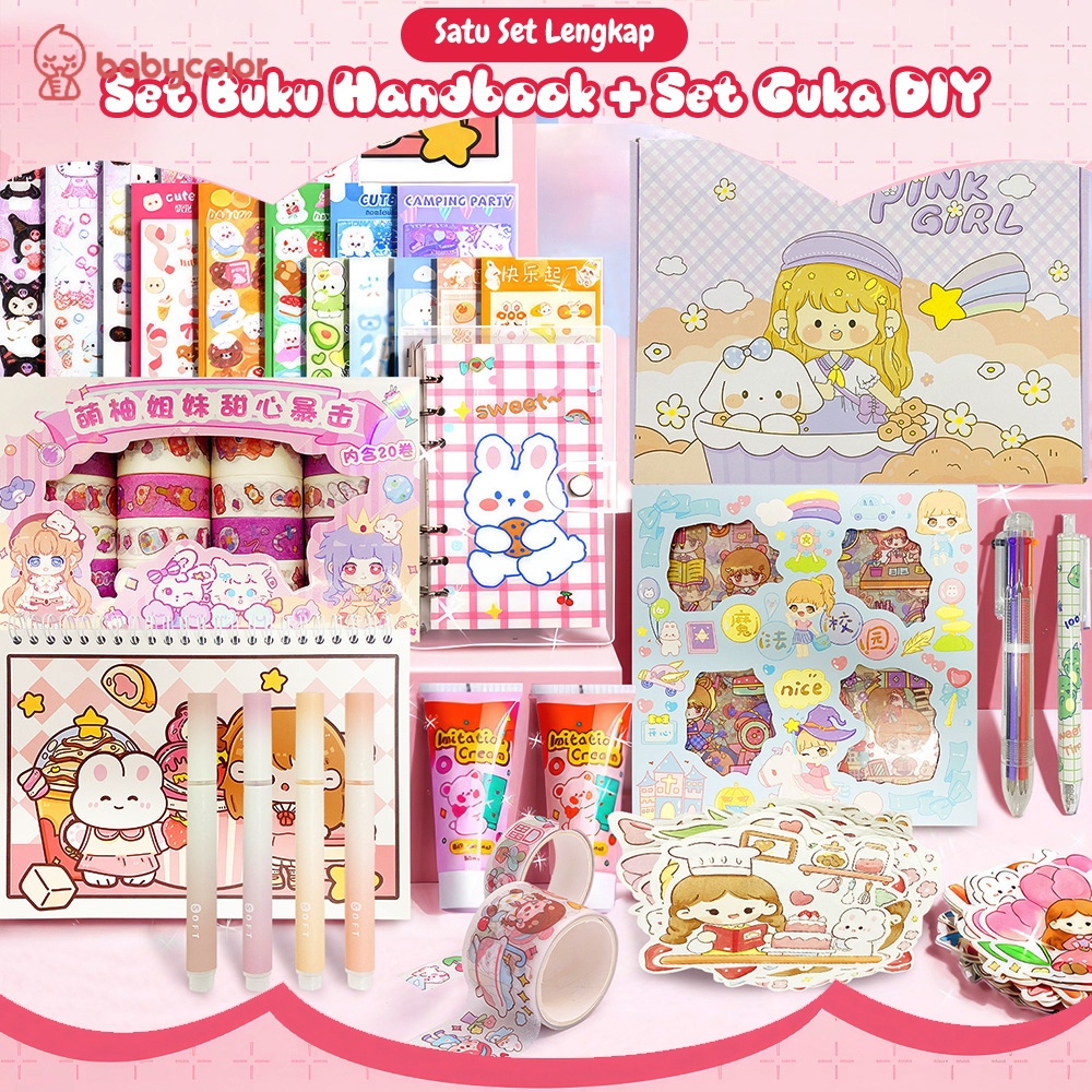 Jual BABYCOLOR 3D DIY Sticker Book Set Lucu Buku Tema Kartun Stiker ...