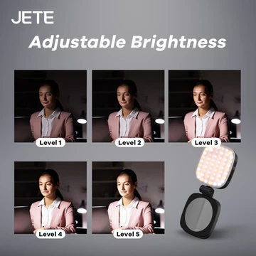 JETE RL2 Ring Light Selfie Magsafe For Smartphone HP LED Rechargeable Magnetik With 4 Light Mode