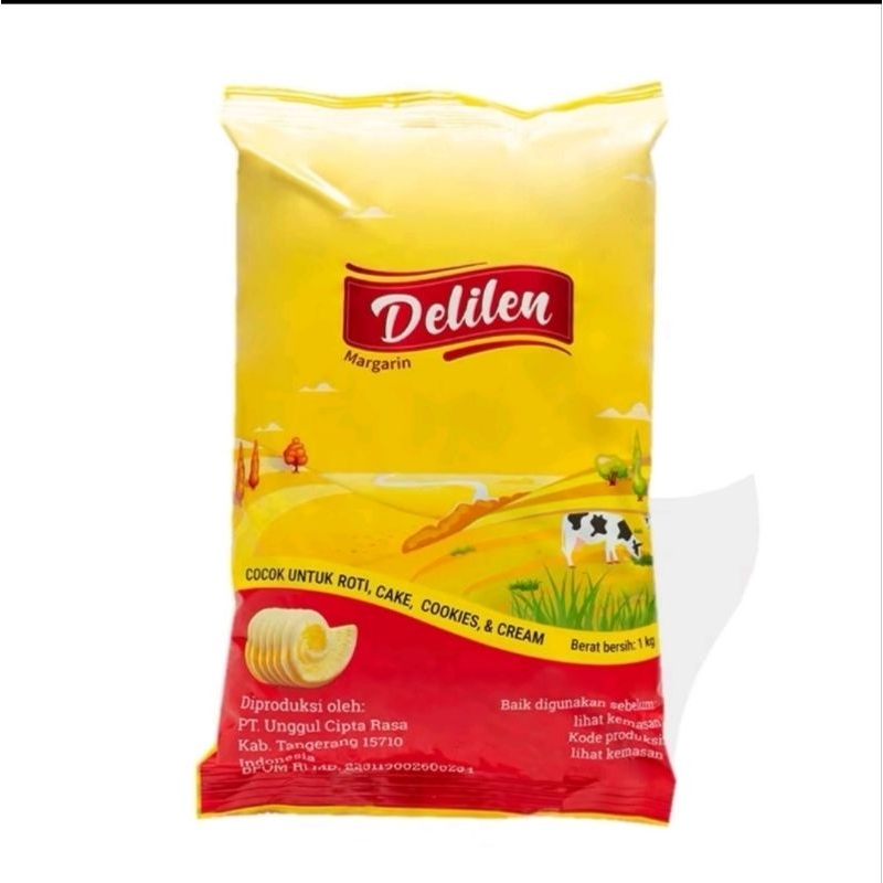 Jual 1kg / 2kg /3 kg /6 kg butter replacer margarin DELILEN wangi ...