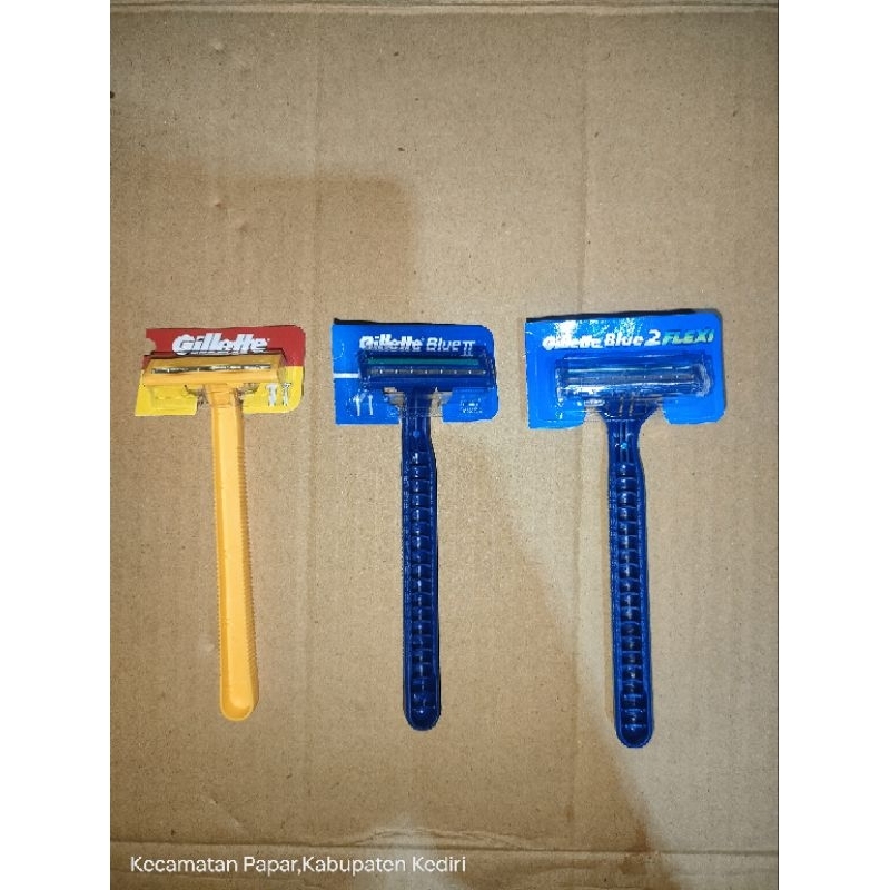 Jual Gillette Goal II Kuning, Gillette Blue II Plus dan Gillette Blue 2 ...
