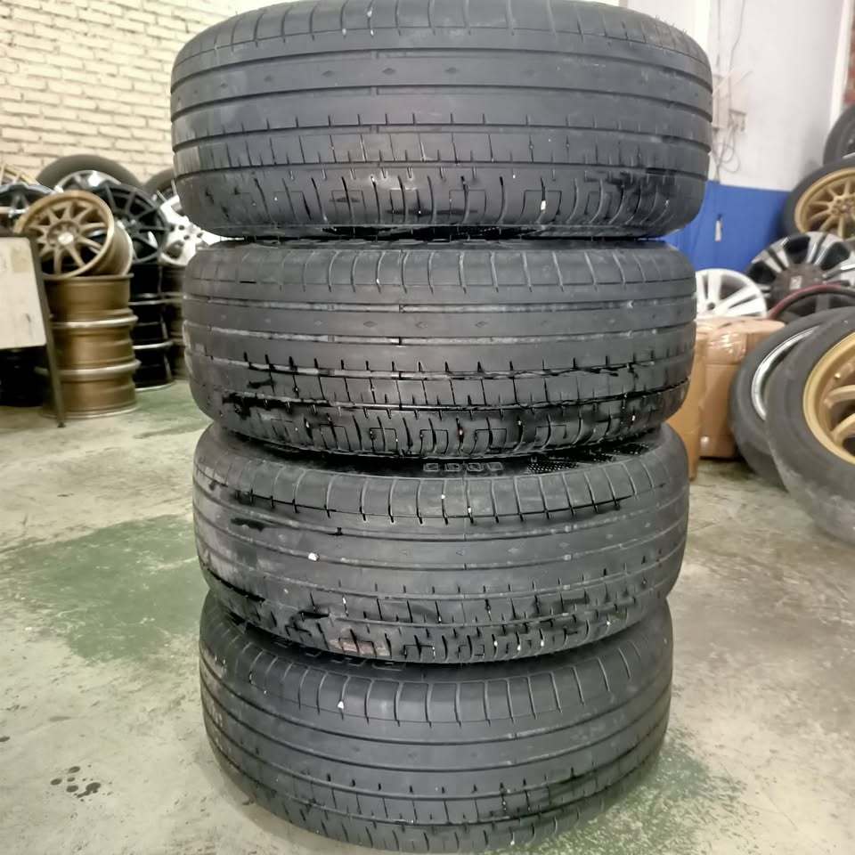 Jual velg mobil bekas berkualitas hsr rai s2 r18 hole 5x100/114,3 buat ...