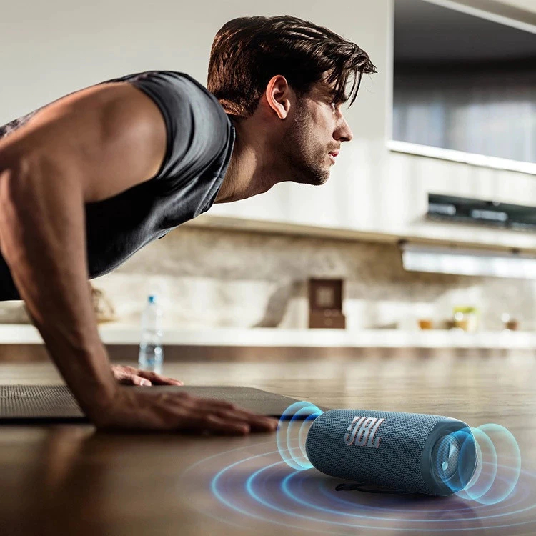 Gambar produk 100%Original JBL Flip 6 Wireless Bluetooth Speaker Powerful Sound Deep Bass IPX7 Waterproof Outdoor and Travel Speaker Portable Bluetoot Speaker JBL 4