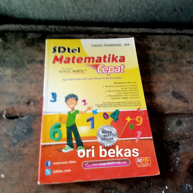 Jual Buku SDtel Matematika Cepat' Revisi dari MAGIC MATH - HANDI ...