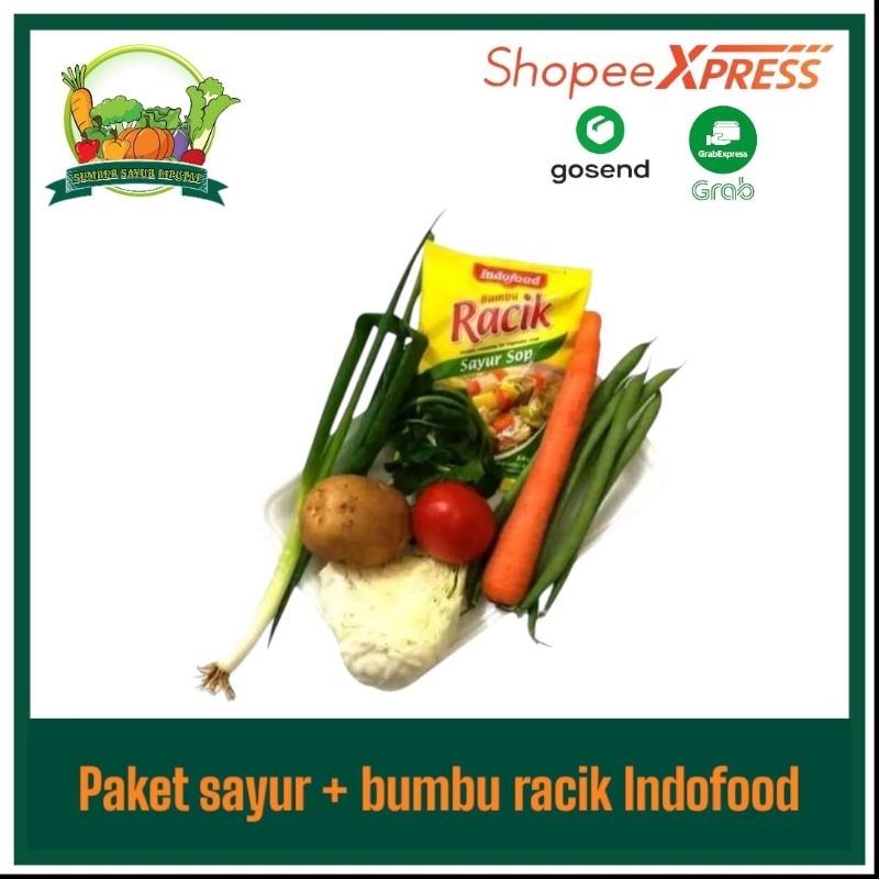 Jual Paket sayur + bumbu racik sayur sop sayur asem sayur lodeh - KIRIM ...