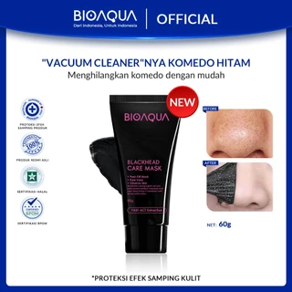 BIOAQUA Masker Komedo Bamboo Charcoal Blackhead Remover Mask Peel Off Mask Masker Wajah Hidung Pembersih Komedo