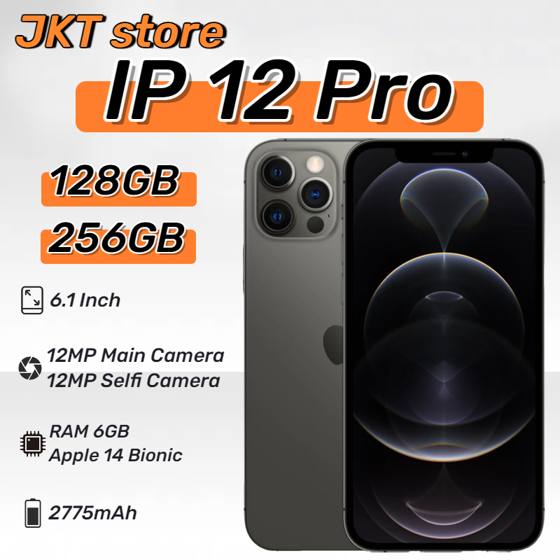 Jual IP 12 Pro 256GB 128GB Second All SIM Original100% Fullset Mulus ...