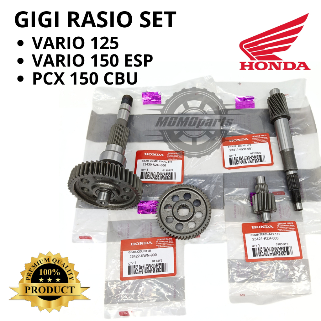Jual ORIGINAL PAKET GEAR GIGI RASIO GARDAN CVT ASSY SET KOMPLIT GIR AS ...