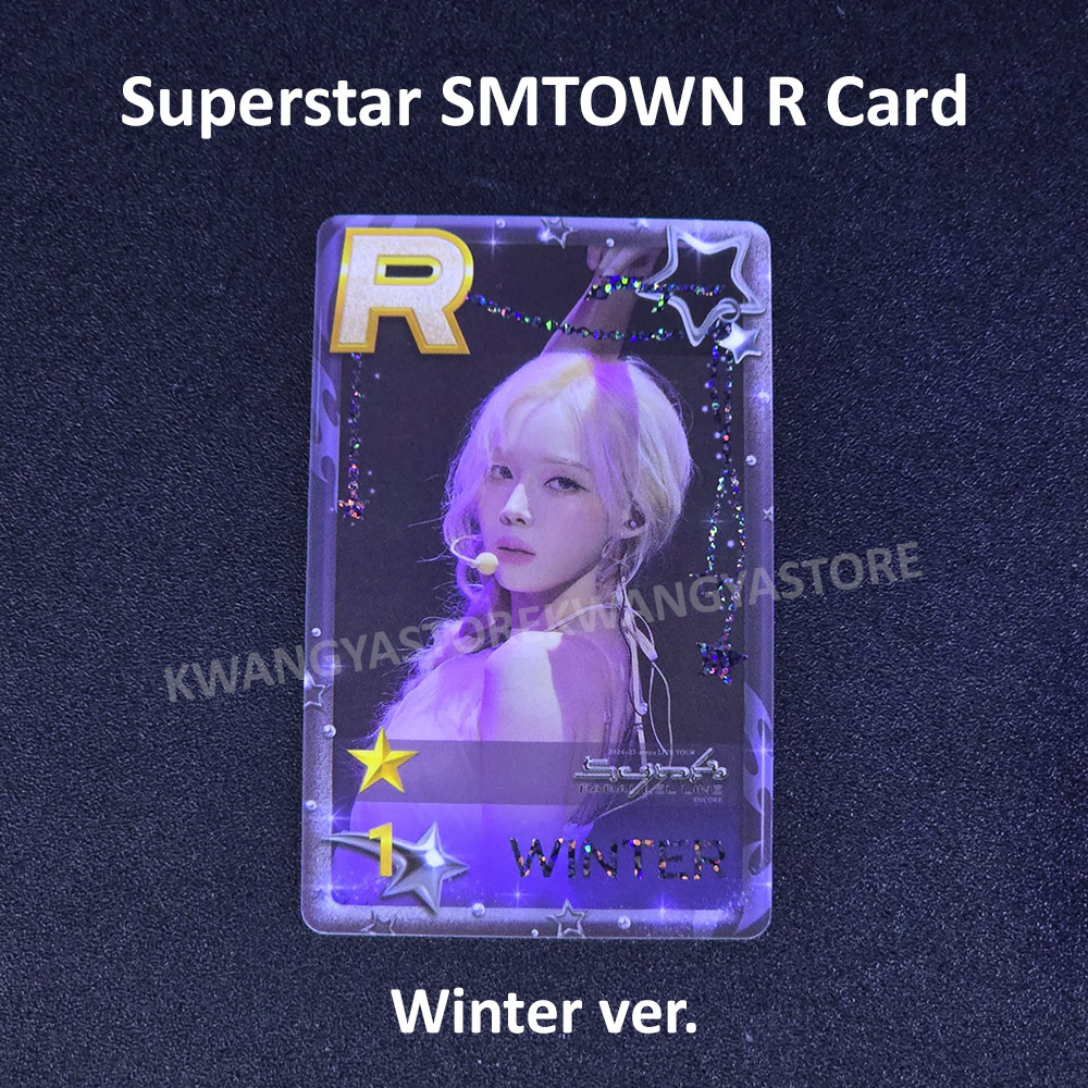 Jual aespa WINTER Superstar SMTOWN R Card Synk Parallel Line