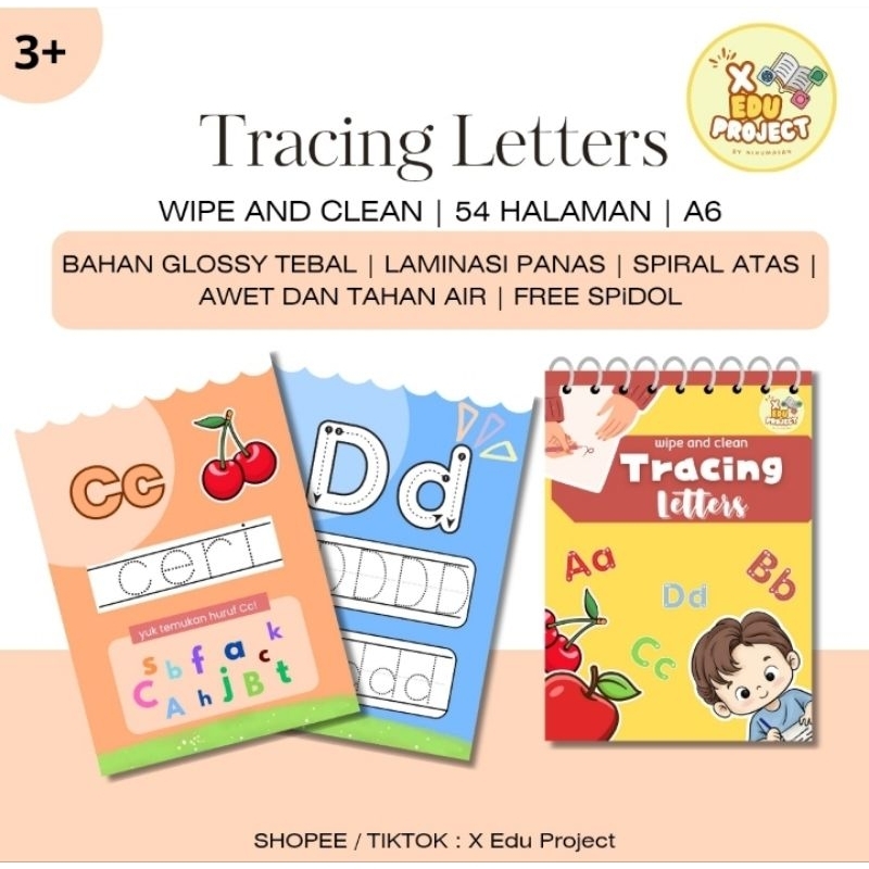 Jual WIPE AND CLEAN TRACING LETTERS MENEBALI HURUF | Shopee Indonesia
